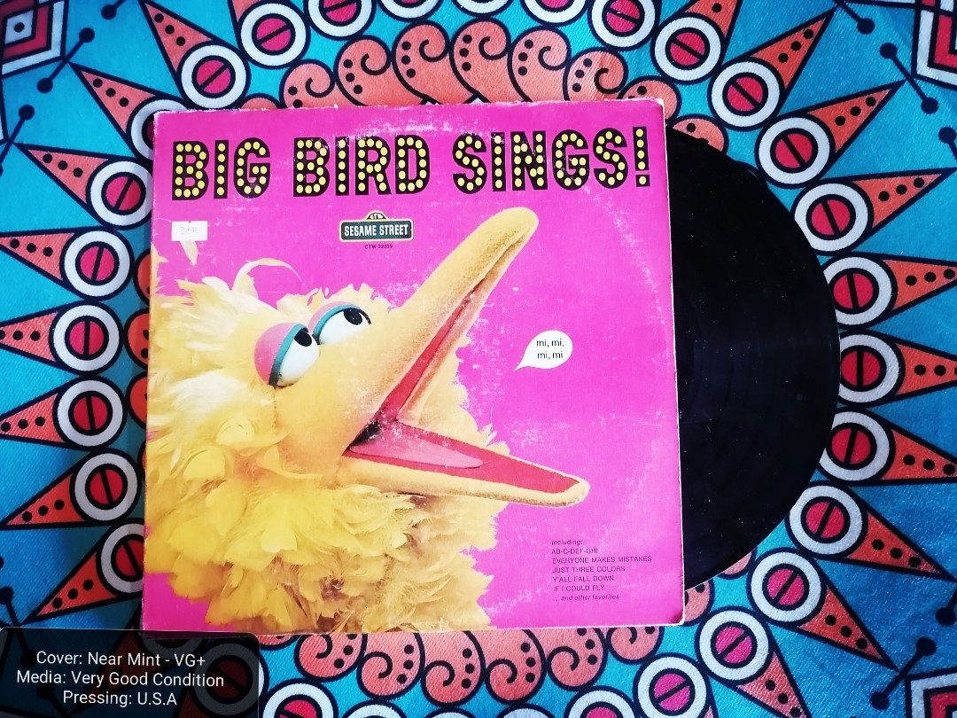 sesame-street-big-bird-sings-vinyl-record-original-vinyl-records