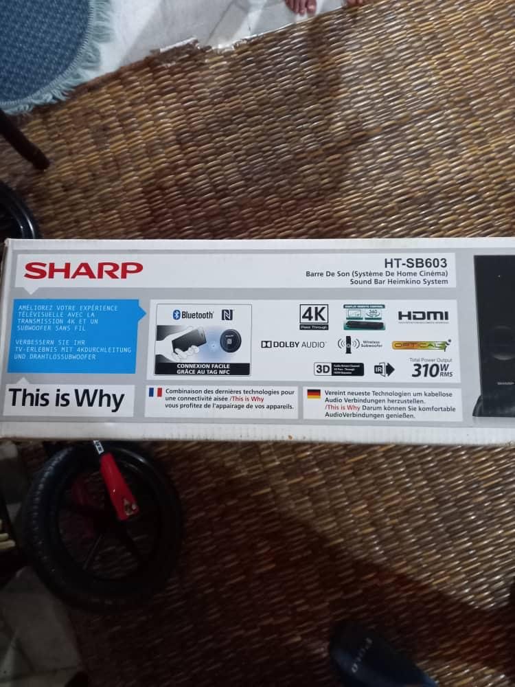 Sharp HTSB603 Sound Bar Home Theatre System, TV & Home Appliances, TV