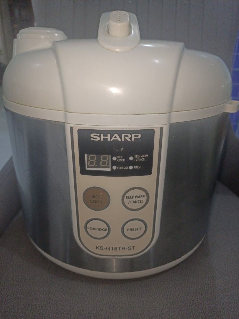 Sharp rice cooker, TV & Home Appliances, Kitchen Appliances, Cookers on