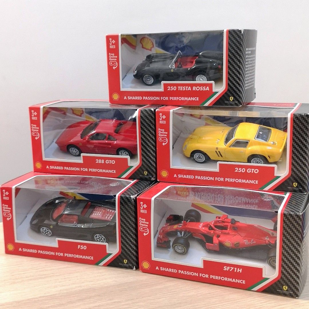 Shell bburago ferrari hot sale