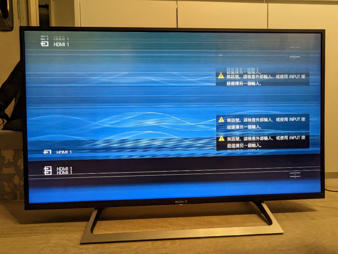 Sony TV 電視KD-43X7000E (壞Panel) 連原裝火牛及搖控, 家庭電器, 電視