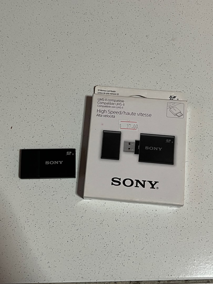 Lecteur de cartes mémoire sd uhs-ii mrw-s1 Sony