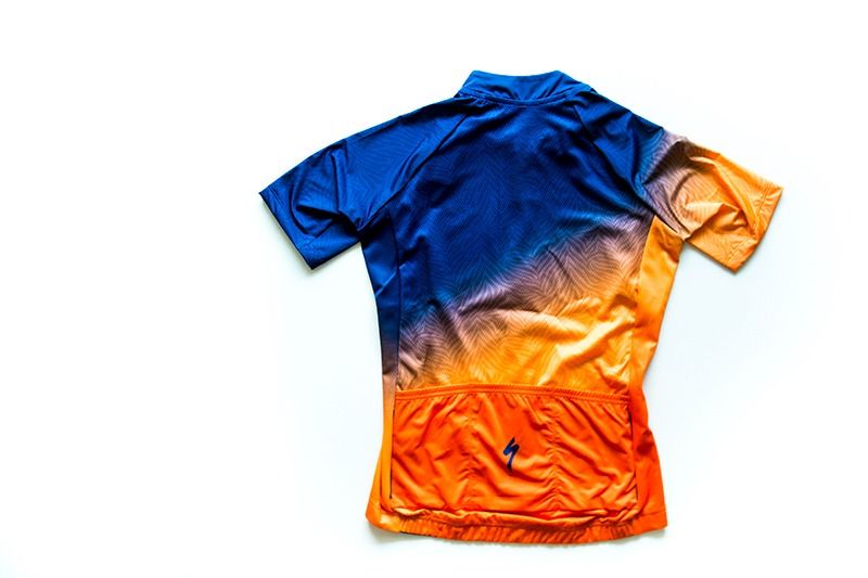 Specialized SL cycling jersey ladies women orange dark blue bicycle MTB road hybrid fixie foldie (Category: Bicycles) located in Singapore. Submitted by fat.dodo (Listing ID 1227199658, Image 3). Description: Brand new authentic Specialized SL cycling jersey for women ladies in orange sunset and dark blue. Size M, fits chest circumferences of 89-94cm. Comes in original packaging. #bike bicycle ride cool lightweight breathable comfort short sleeve