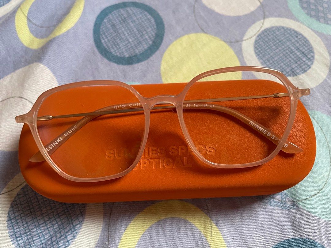 Sunnies Specs (No Grade) with Hard Case, Women's Fashion, Watches
