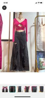 tattered jeans