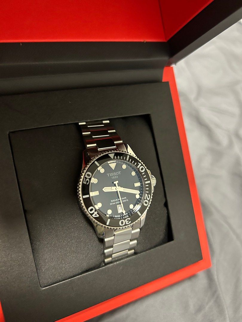 Tissot seastar 1000 36mm, 名牌, 手錶- Carousell