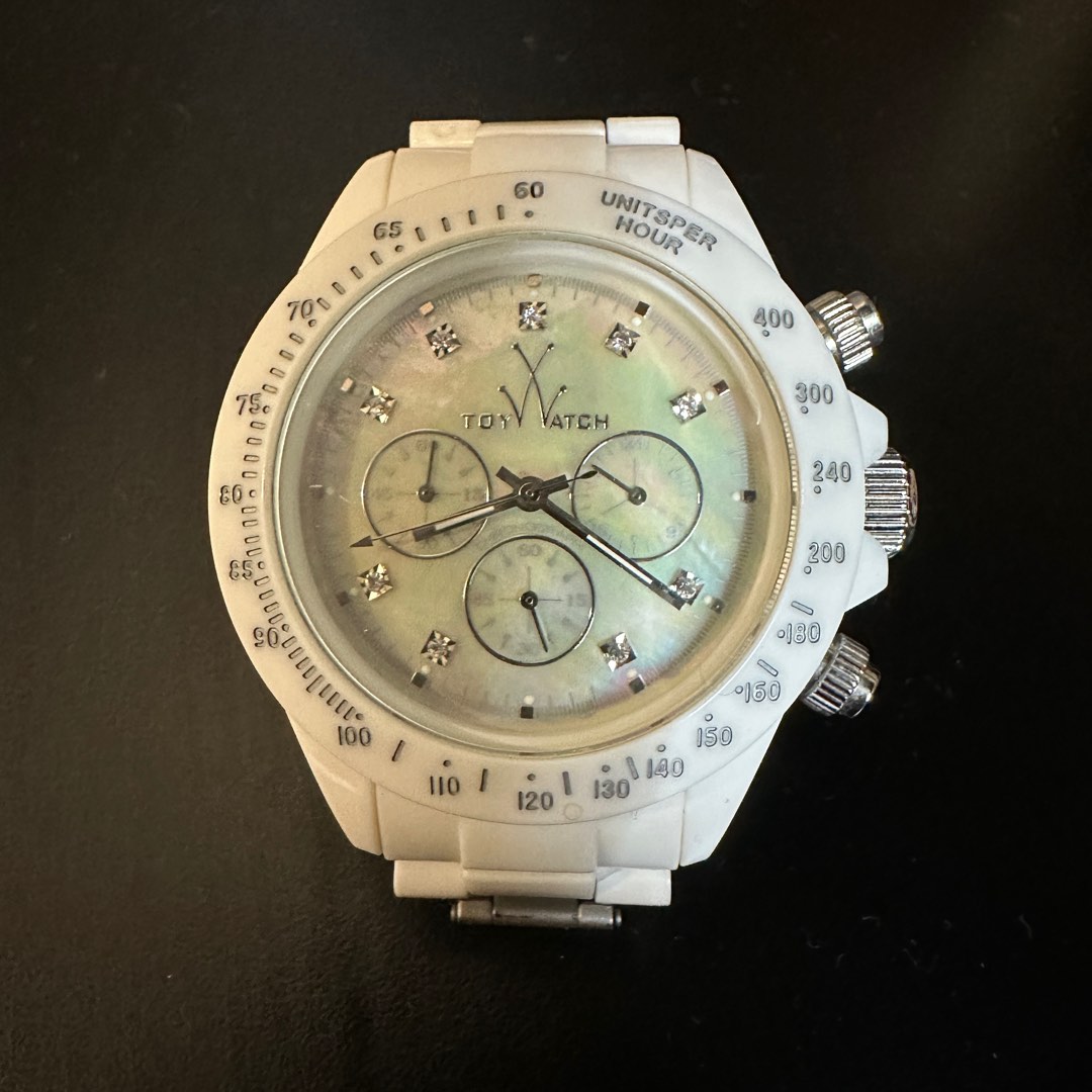 Toy Watch plasteramic pearl dial watch Women s Fashion Watches
