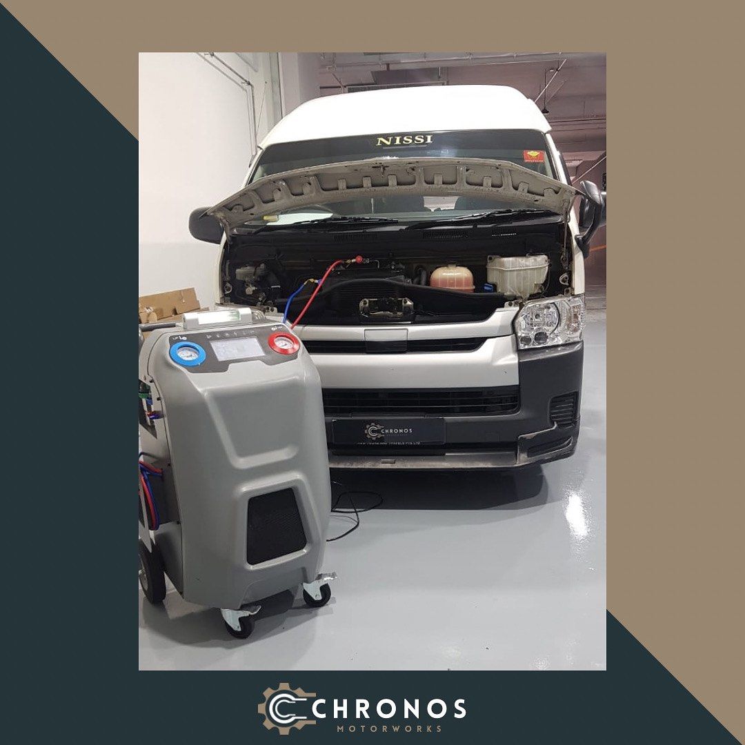 Toyota Hiace Aircon diagnostics and gas topup, Car Accessories, Car