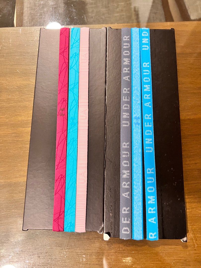 Under Armour head band 6pcs (Category: Activewear) located in Pasig City. Submitted by perl2018 (Listing ID 1227224703, Image 1). Description: 6pcs (3 each set) of head bands Brand new. Used 2pcs each set RFS Don’t need anymore, prefer wider bands With rubber at the bottom Original. Bought at Under Armour store Pick up kapitolyo MOP Gcash UB BPI.