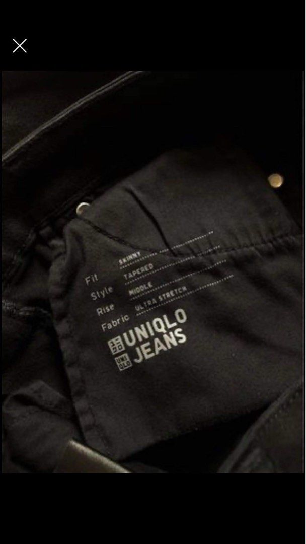 Uniqlo (Category: Jeans) located in Santa Rosa. Submitted by laispreloved (Listing ID 1227124081, Image 3). Description: 1k each Rfs: not fit anymore Size available: 26 inches or 66 cm Authentic.
