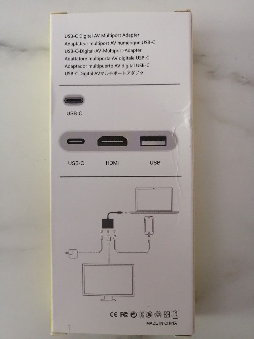 Adaptador multipuerto de USB-C a AV digital - iShop