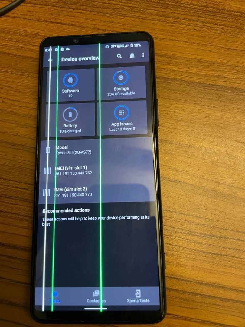 USED, Screen Defect - Sony Xperia 5 II (5G) 256GB BLACK, Mobile Phones ...