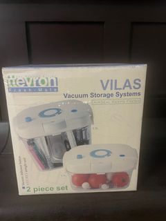 VILAS Vacuum Storage Containers 2.5L and 1.7L