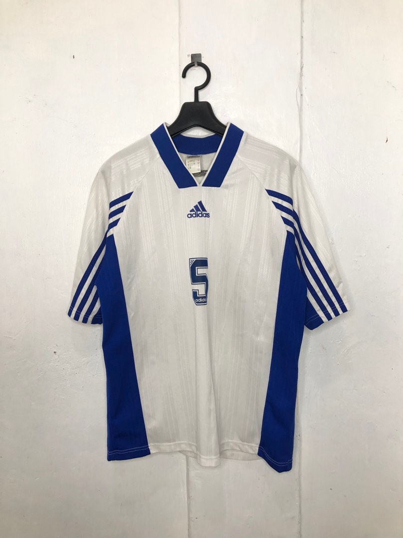 Vintage Adidas Soccer Jersey, Men's Fashion, Tops & Sets, Tshirts & Polo Shirts on Carousell