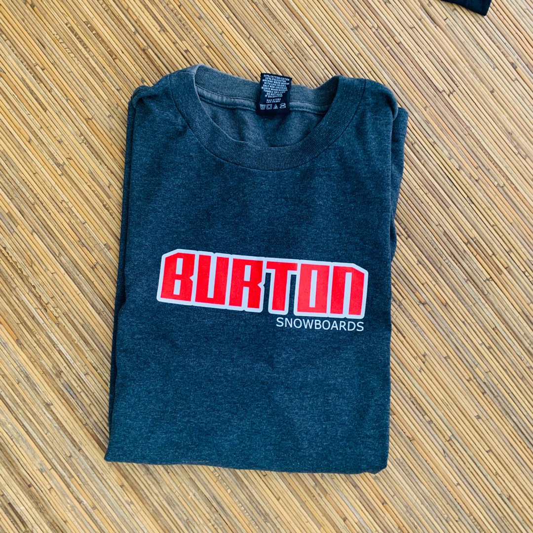 Vintage Burton Snowboards, Men's Fashion, Tops & Sets, Tshirts & Polo