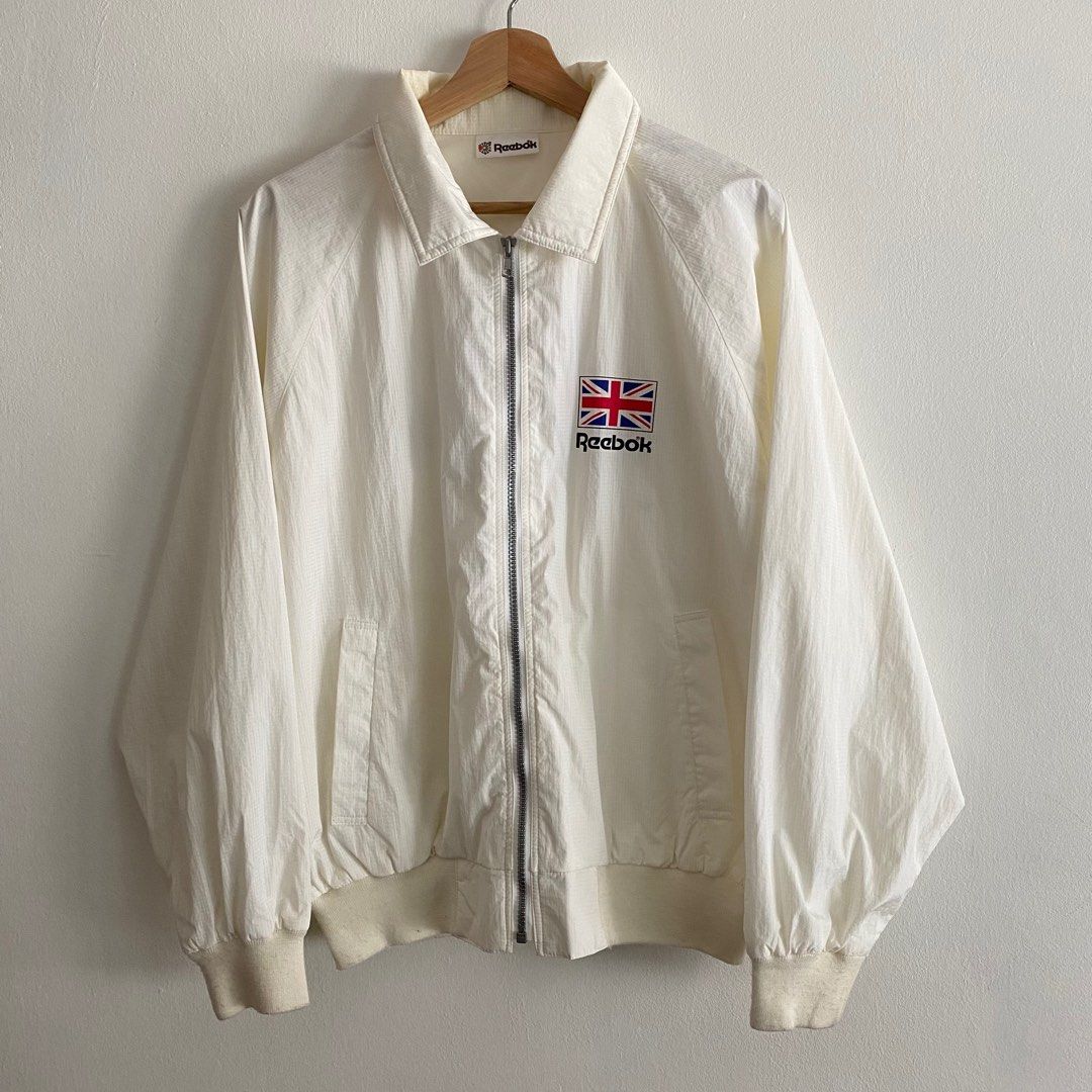 Vintage Reebok Staff Windbreaker Jacket Men s Fashion Coats Jackets and Outerwear on Carousell