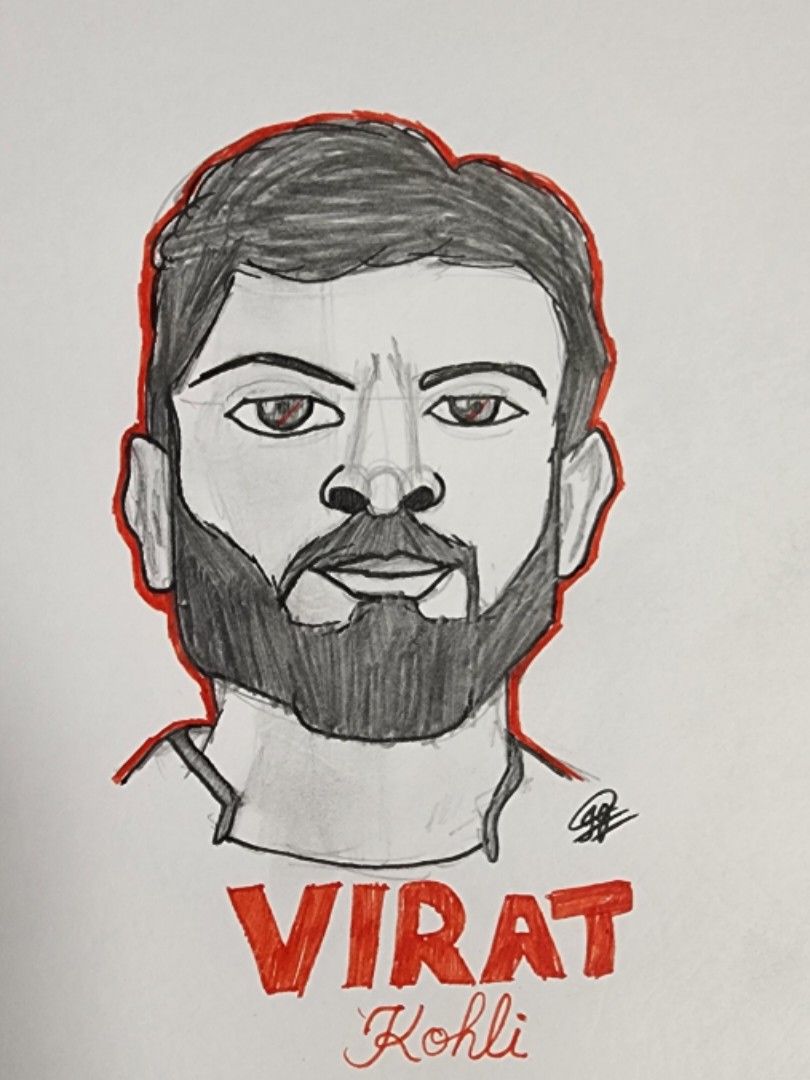 Viratkohli Drawings / Sketch by Naveen Kumar - Artist.com