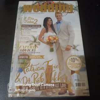 Wedding Digest Magazine 10th Anniversary Special Patricia Javier and Dr Rob Walcher