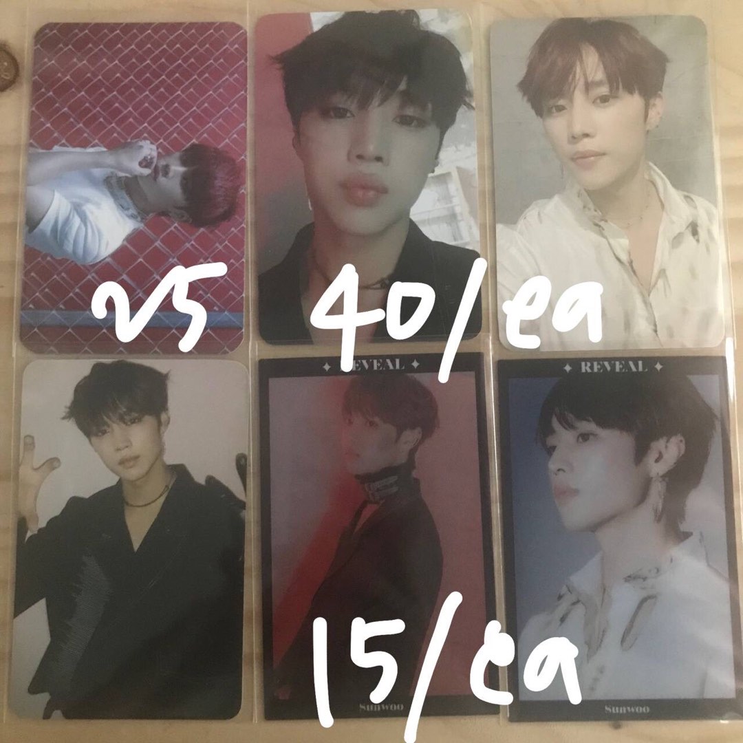 wts the boyz sunwoo reveal photocards, Hobbies & Toys, Collectibles ...