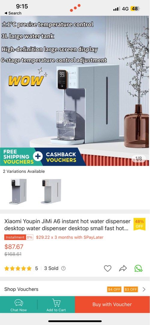 XiaoMi Water Dispenser, TV & Home Appliances, Other Home Appliances on