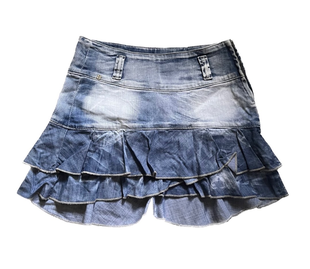 YSK Thrifted Mini Denim Skirt, Women's Fashion, Bottoms, Skirts on ...