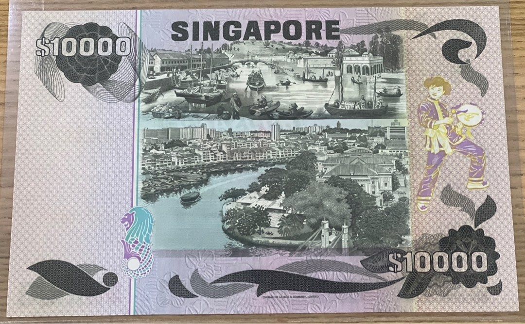 1976 Singapore $10000 ($10K) Bird Series - Replacement - Z/1