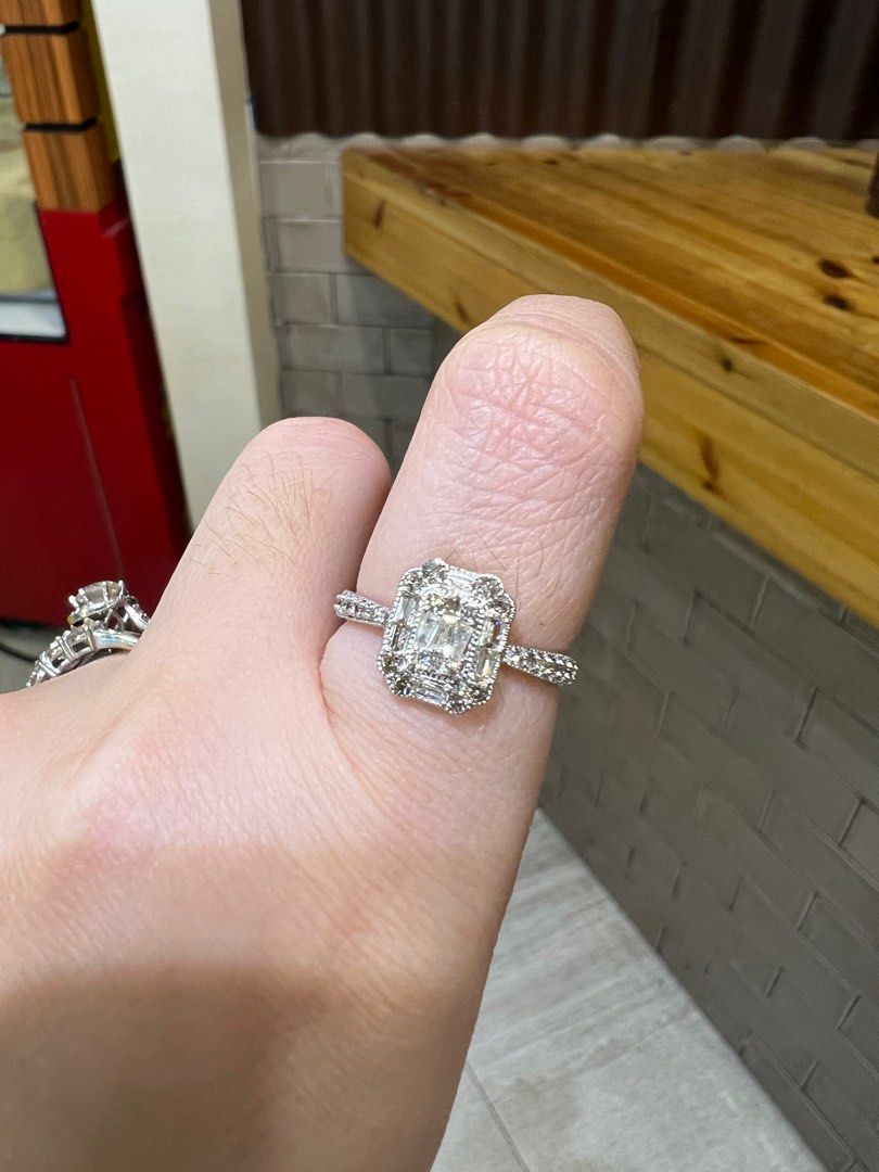 40 Carat Natural Diamond Ring Size 6, Women'S Fashion, Jewelry &  Organizers, Rings On Carousell