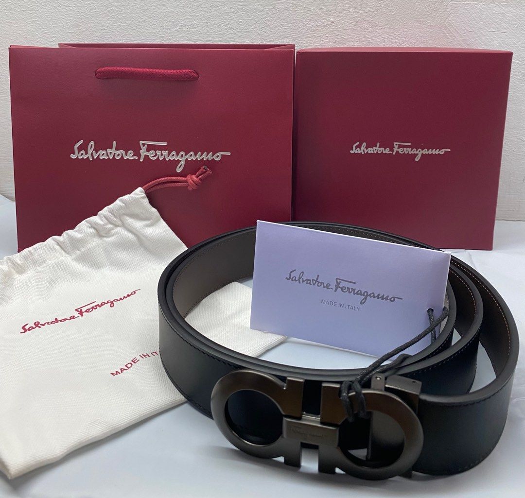 Salvatore Ferragamo Men's Reversible/Adjustable Belt-675542