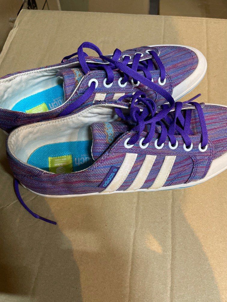 Adidas Purple Vibetouch Sneakers Women US Size 7, Women's Fashion,  Footwear, Sneakers on Carousell