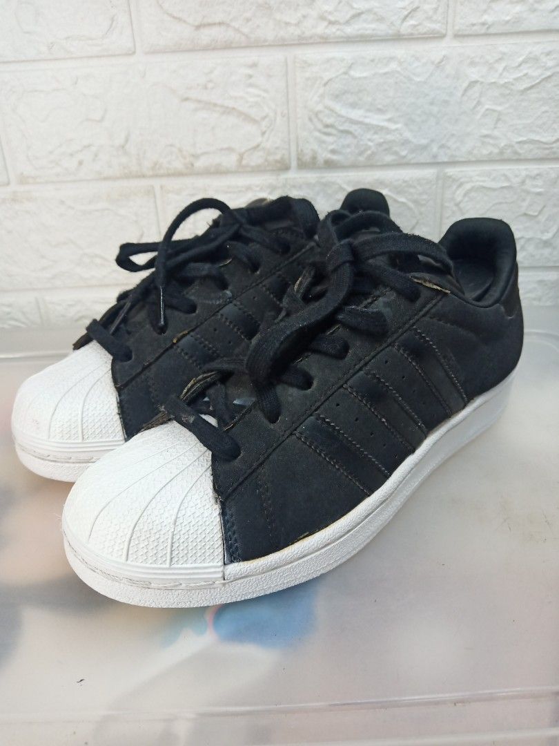Adidas superstar outlet 2 black suede