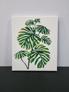 Aesthetic Hand Painted Art - 11.75in × 10in