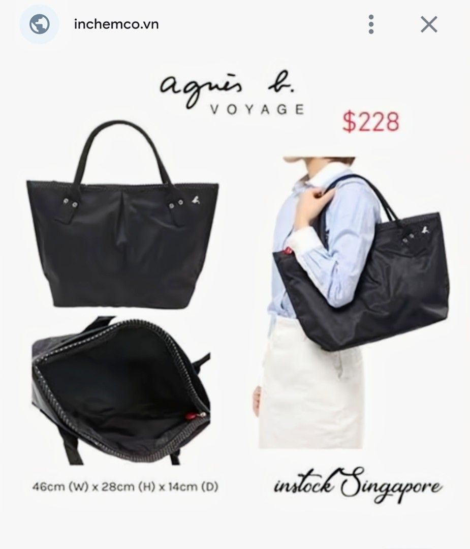 Agnes b voyage bag 2025 price