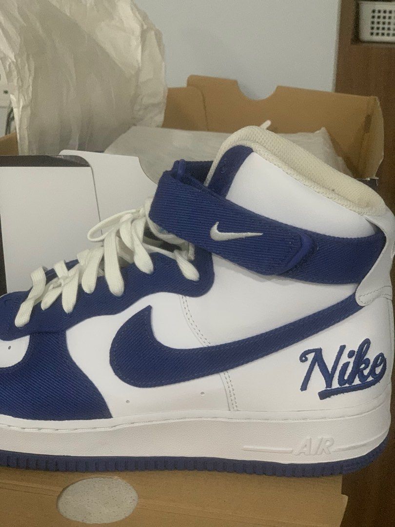 Air force 1 high '07 lv8 white/rush blue men's shoe new arrivals