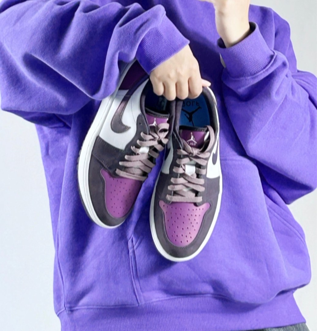 Air Jordan 1 Low Golf NRG Purple Smoke DZ9787-155 紫色, 女裝, 鞋 