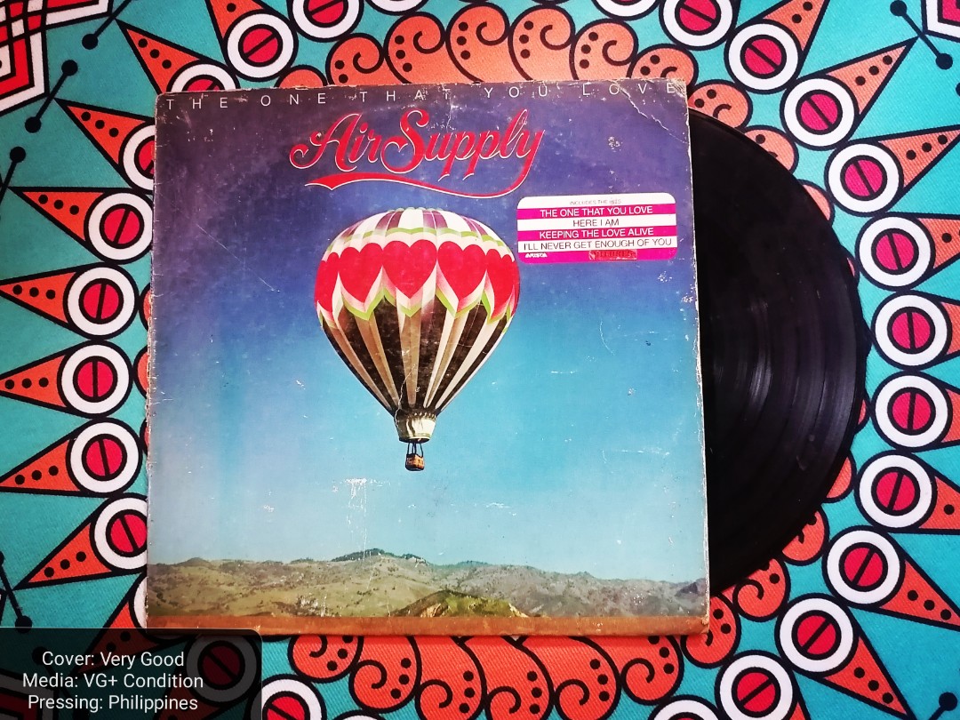 Air Supply The One That You Love Vinyl Record Original Vinyl Records