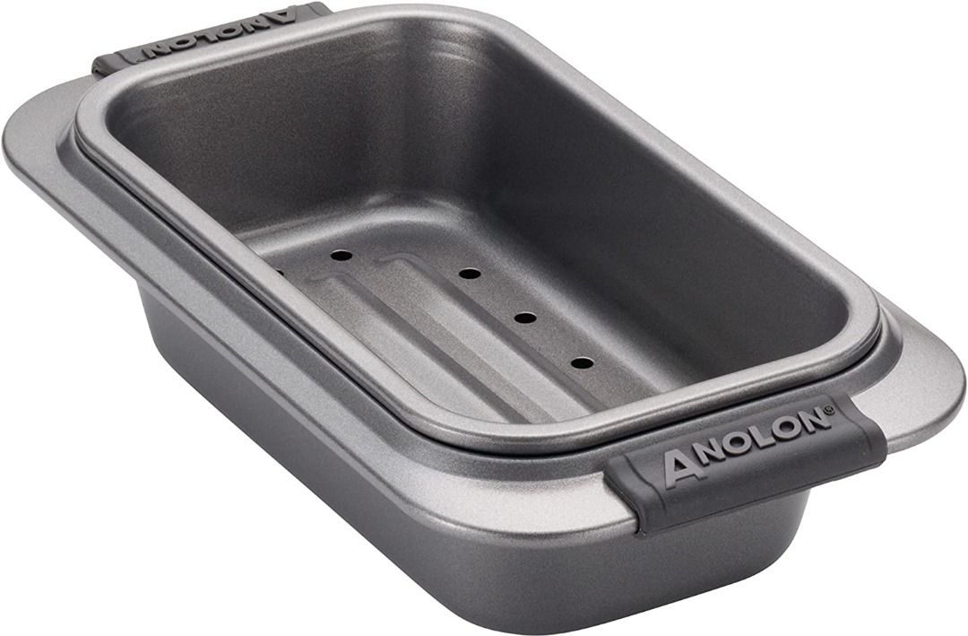 Anolon Pro-Bake Loaf Pan - 9x5 Inch Aluminized Steel Bread & Meatloaf Pan, Uncoated, Oven Safe To 550°F - View #6
