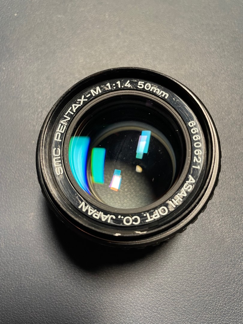 Asahi Pentax 50mm f1.4 Lens (K mount, for film and digital bodies