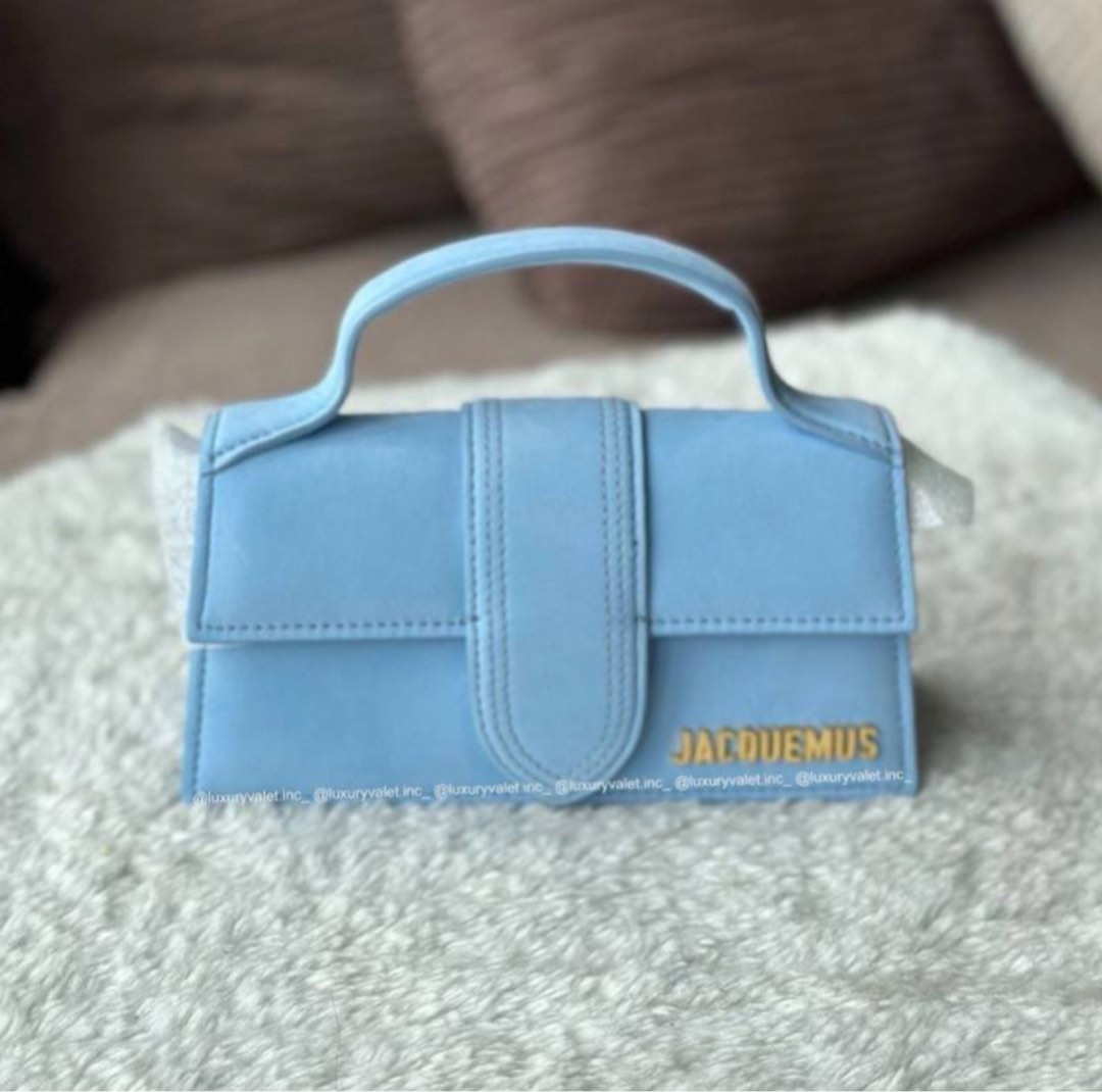 Jacquemus blue suede bag on sale