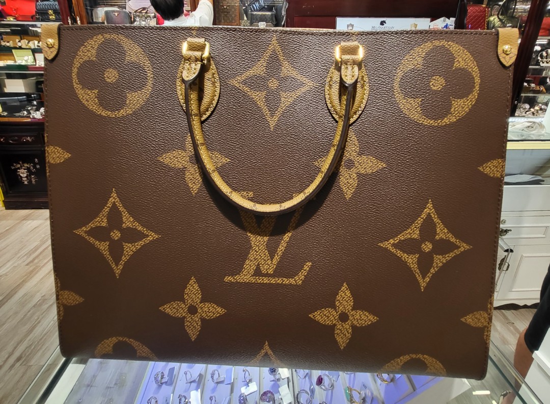 Authentic LV On The Go (GM), Luxury, Bags & Wallets on Carousell
