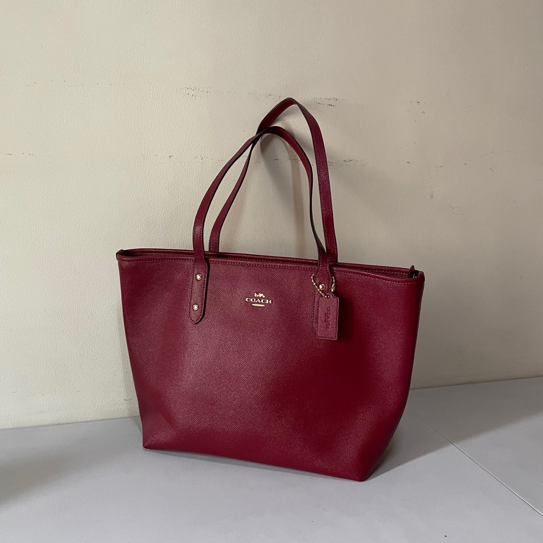 Coach maroon tote store