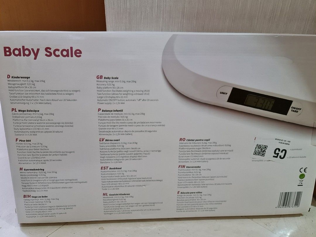 Baby Scale - Like New, Babies & Kids, Maternity Care on Carousell