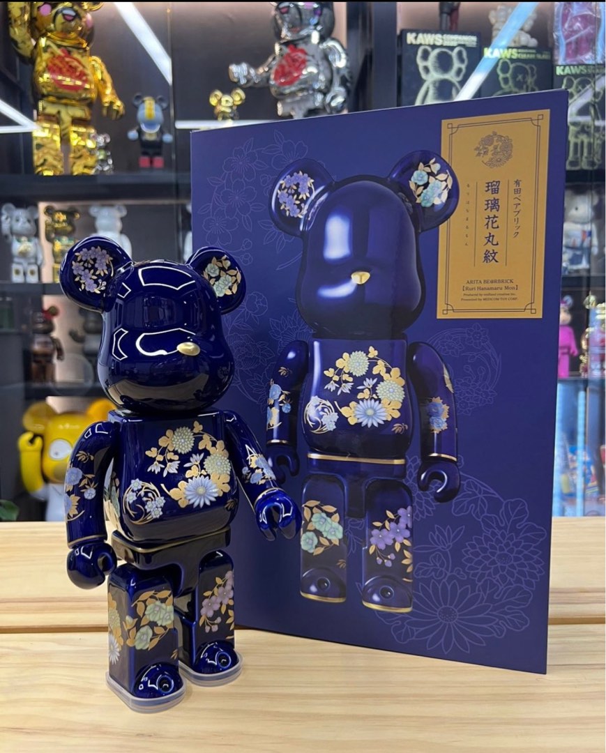 MEDICOM TOY - 有田BE@RBRICK【瑠璃花丸紋】 MEDICOM TOY - 有田BE@RBRICK【瑠璃花丸紋】の通販 by らんど's