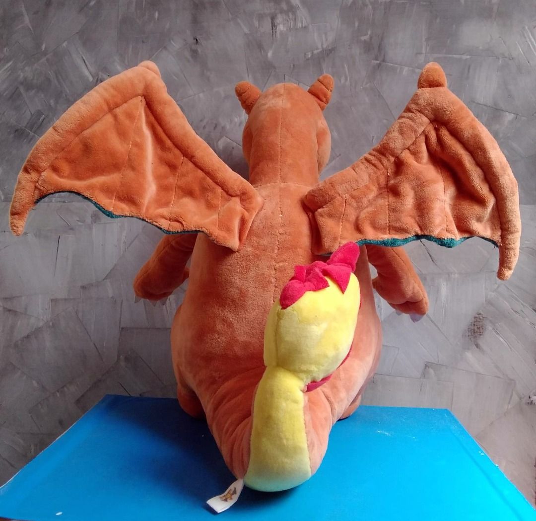 BIG 15-Inch Charizard Pokemon Plush Toy with Posable Wings (Chinese ...