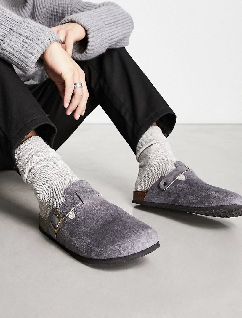 Birkenstock Boston dupe, Men's Fashion, Footwear, Flipflops and Slides