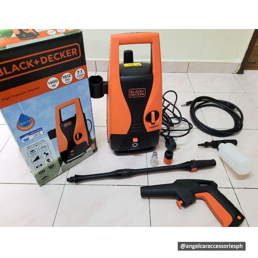 The Black + Decker 1400W Power Washer - Aranguez Hardware