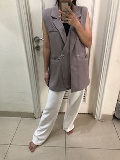 Blazer vest coat wanita import preloved