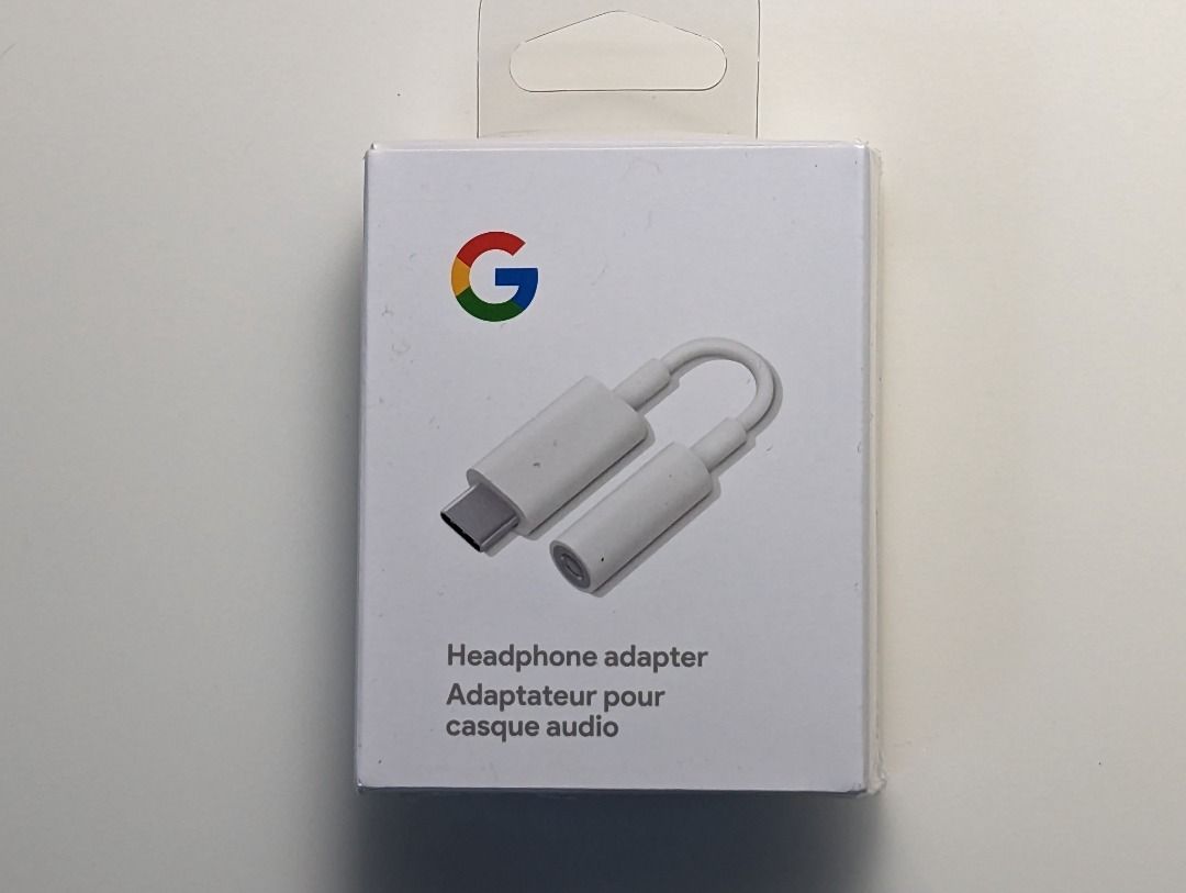 Brand New Google Headphone Adapter Mobile Phones Gadgets Mobile Gadget Accessories Chargers Cables on Carousell