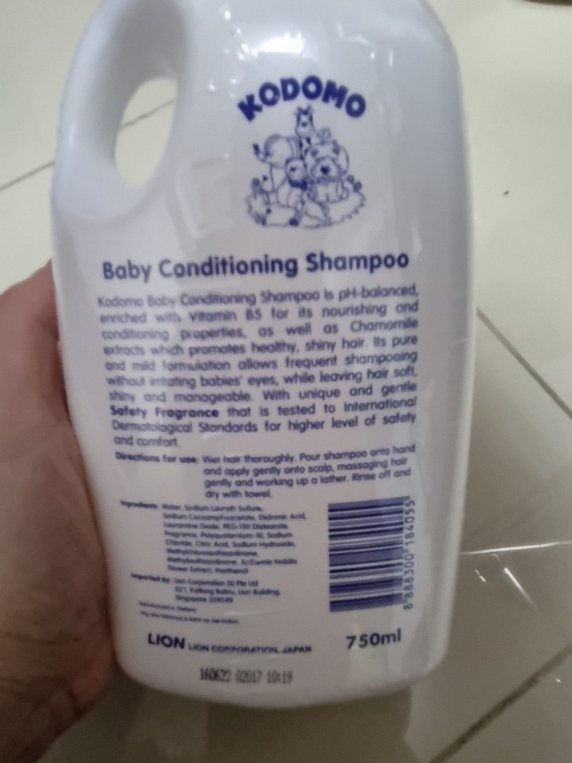 Kodomo Shampoo 750ml, Babies & Kids, Bathing & Changing, Baby
