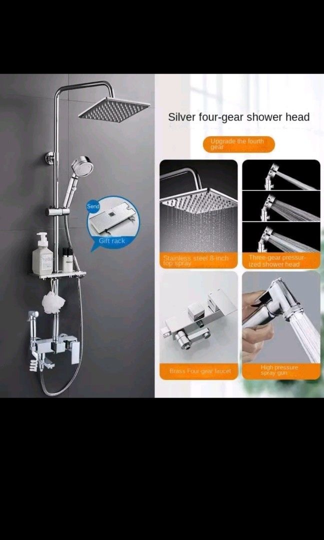 Brand new shower set for sale!, Furniture & Home Living, Bathroom