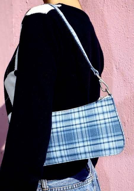 Brandy melville plaid hotsell purse